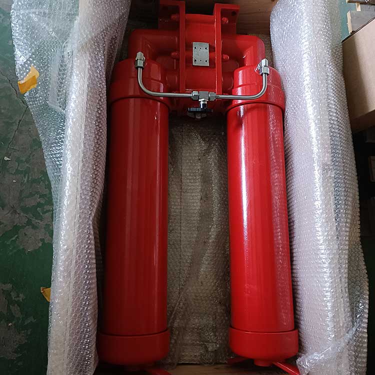 華豫供應(yīng)封箱機液壓站雙筒油過濾器KF-125B*120D/M